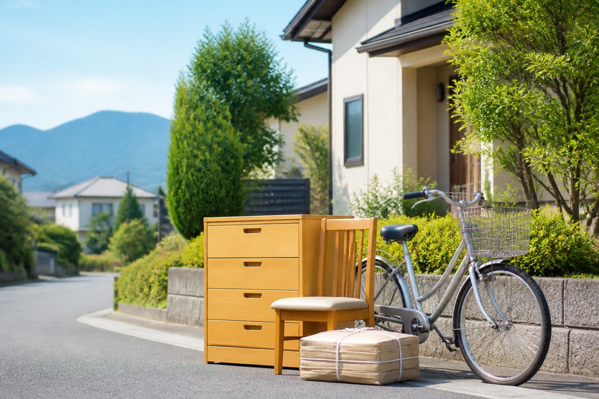 山口県で粗大ごみを戸別収集に出す準備